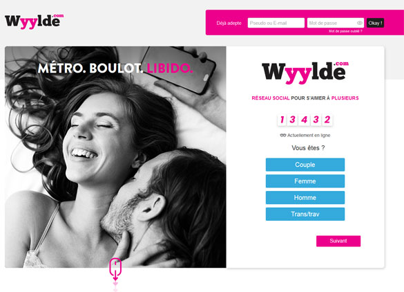 Wyylde, site de rencontres coquine